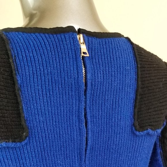 Royal Blue and Black Sweater - with Free Gift - Picture 5 of 5